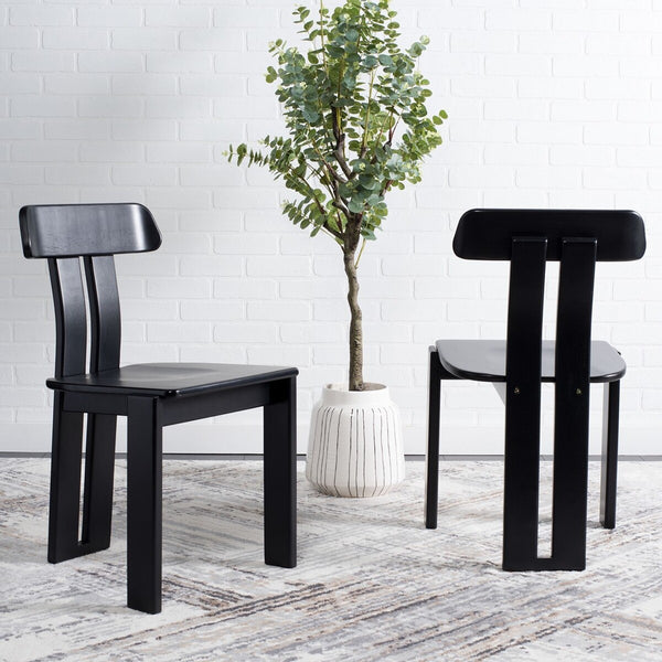 Safavieh Cayde Wood Dining Chair Black  Wood DCH8801C