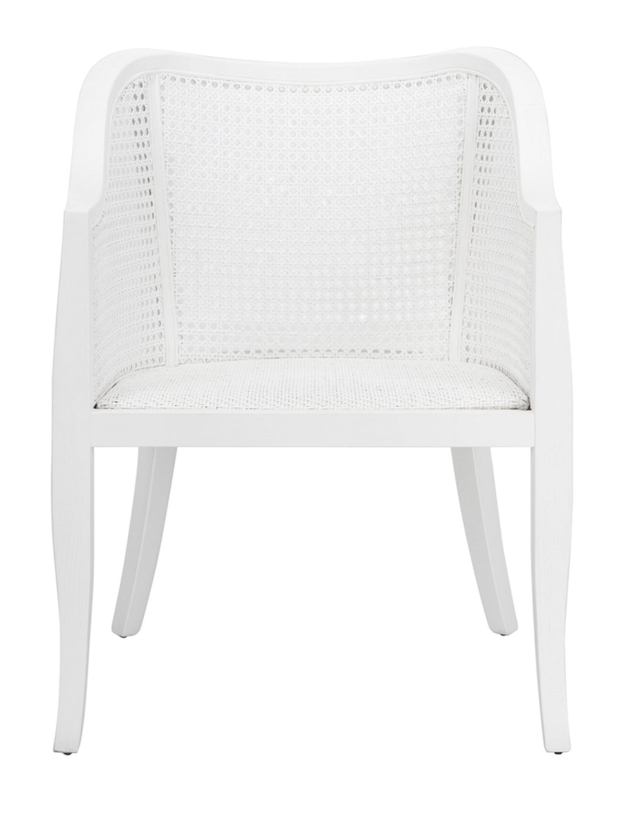 Safavieh Maika Dining Chair White Wood DCH9500A