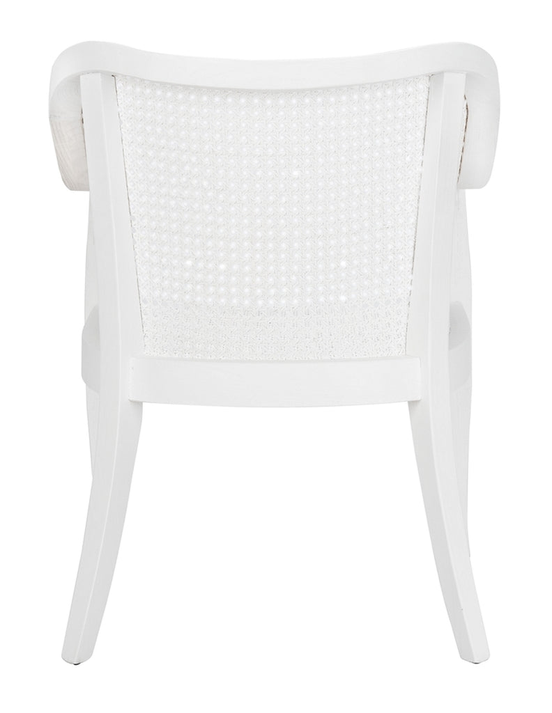 Safavieh Maika Dining Chair White Wood DCH9500A