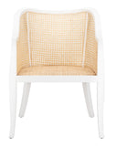 Safavieh Maika Dining Chair White Natural Wood DCH9500B