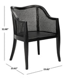 Safavieh Maika Dining Chair Black Wood DCH9500C