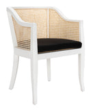 Safavieh Rina Dining Chair White Natural Wood DCH9501B