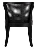 Safavieh Rina Dining Chair Black Wood DCH9501C