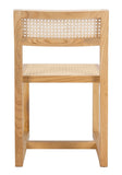 Safavieh Bernice Cane Dining Chair Natural Wood DCH9502C