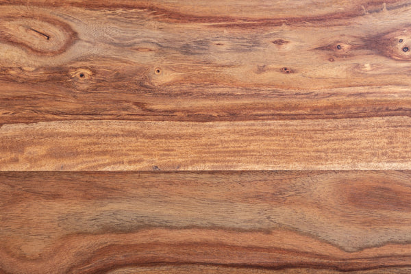 Porter Designs Urban Solid Sheesham Wood Contemporary Dining Bench Natural 07-117-13-1402