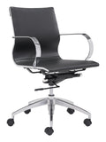 EE2609 100% Polyurethane, Plywood, Steel, Aluminum Alloy Modern Commercial Grade Low Back Office Chair