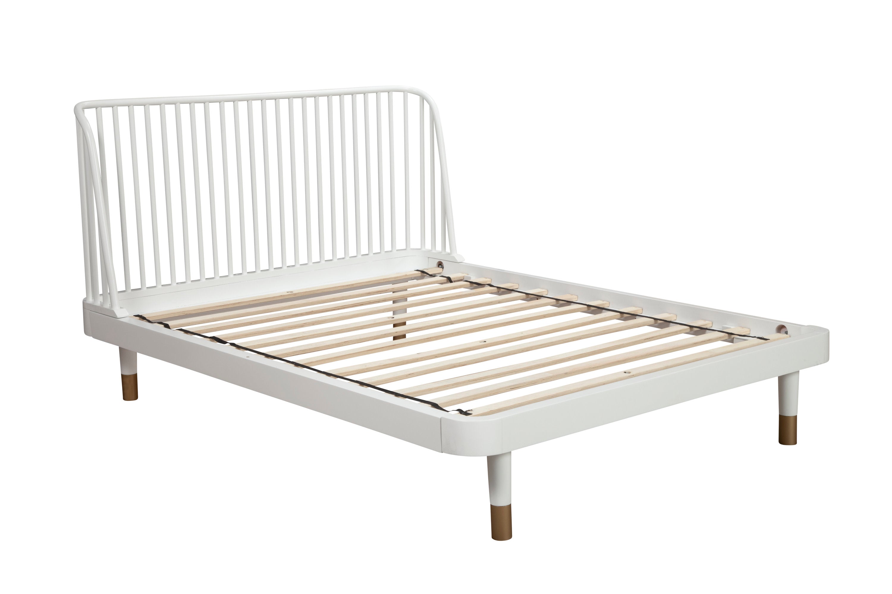 Alpine Furniture Madelyn Queen Slat Back Platform Bed - Thumbnail 2