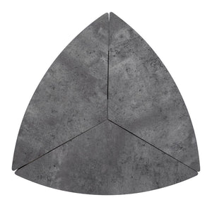 Zuo Modern Set MDF, Steel Modern Commercial Grade Accent Table Set Gray, Black MDF, Steel