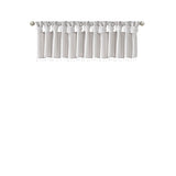 Emilia Transitional 100% Polyester Lightweight Faux Silk Valance With Beads