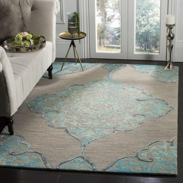 Safavieh Dip Dye 510 Hand Tufted Wool/Silk Rug DDY510C-9