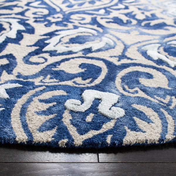 Safavieh Dip Dye 511 Hand Tufted Wool/Silk Rug DDY511K-3