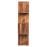 Porter Designs Urban Solid Sheesham Wood 4 Shelf Contemporary Bookcase Natural 10-117-01-8056