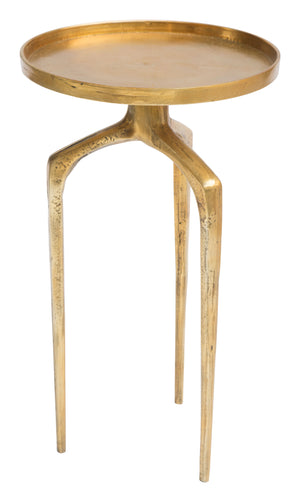 Zuo Modern Set Aluminum Modern Commercial Grade Accent Table Set Antique Gold Aluminum