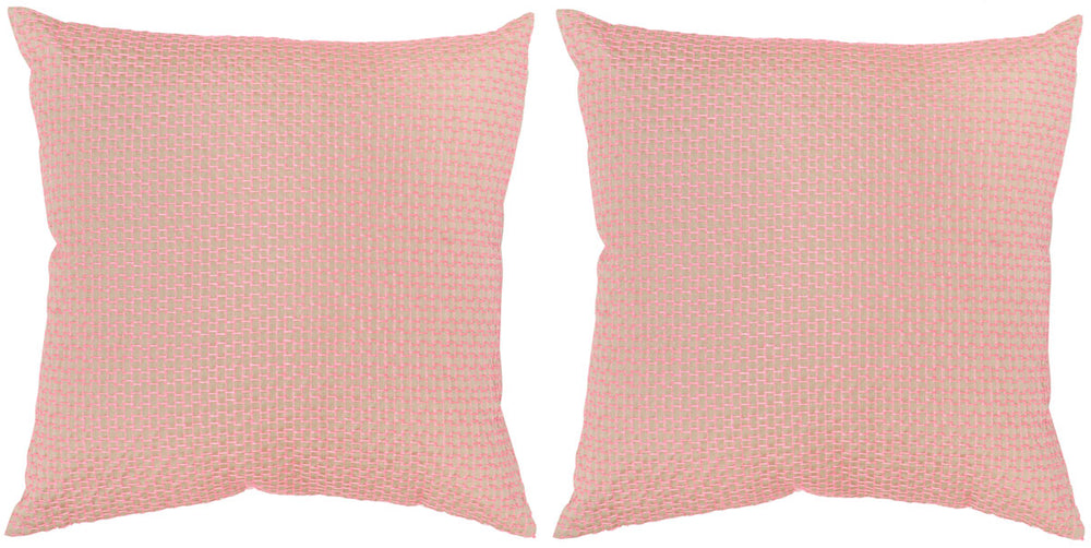 Set of 2 - Box Stitch  Pillow