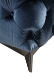VIG Furniture Divani Casa Delilah Modern Blue Fabric Loveseat VGCA1546-BLU-LOVE