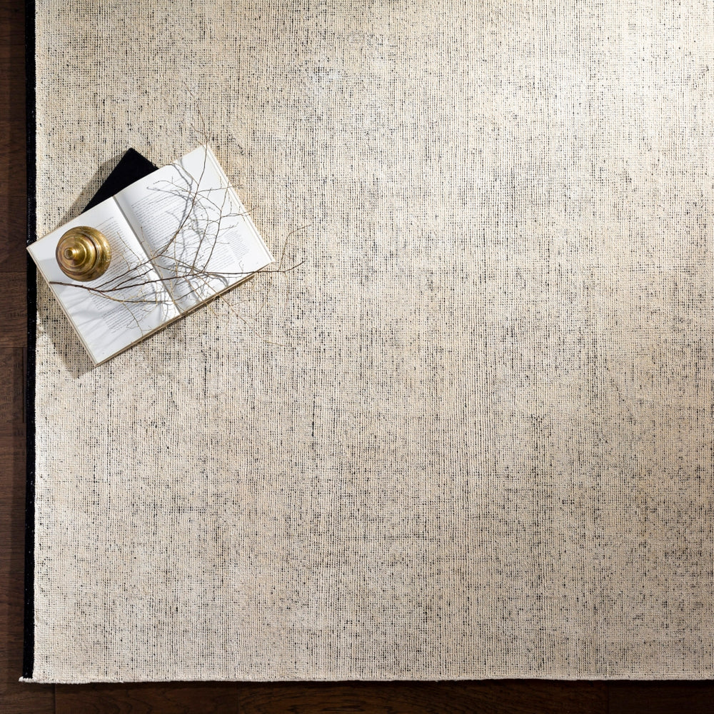 Derya DER-2300 Global Silk Rug DER2300-81012 Cream, Black 100% Silk 8'10" x 12'