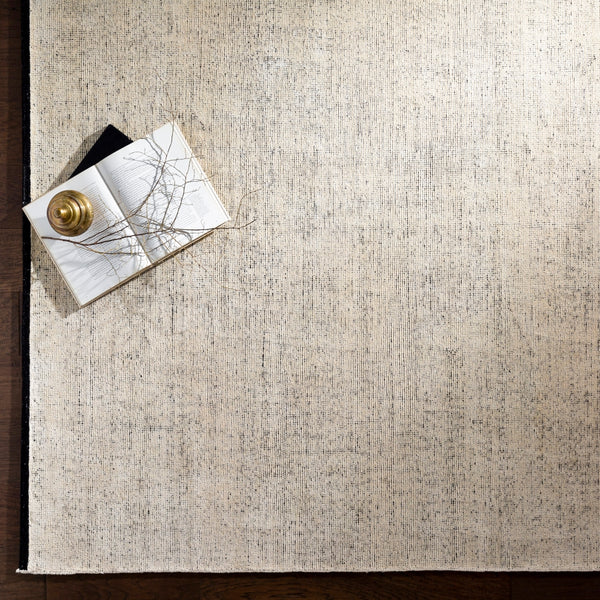 Derya DER-2300 Global Silk Rug DER2300-81012 Cream, Black 100% Silk 8'10" x 12'