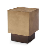 VIG Furniture Modrest Derek - Modern Metal & Antique Copper End Table VGVCET129-GRY-ET