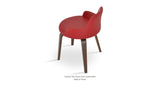 Dervish Bar Seat - Red Leatherette