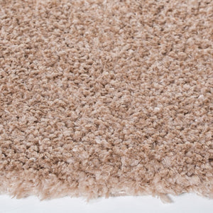 Decora Shaggy 100 Decora Shaggy 101 Shag & Flokati Power Loomed 100% Polyester Rug Tan