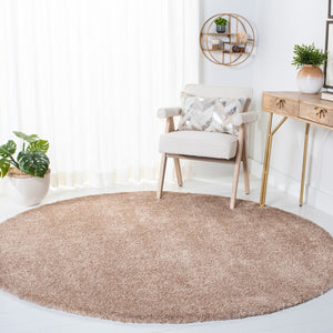 Decora Shaggy 100 Decora Shaggy 101 Shag & Flokati Power Loomed 100% Polyester Rug Tan