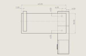 VIG Furniture Nova Domus Boston Modern Glass & Faux Concrete Desk VGANBOSTON