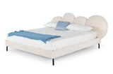 VIG Furniture Modrest Destiny - Contemporary White Sherpa Bubble Bed VGODZW-20104-WHT-BED