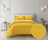 Tyson Yellow Twin 2pc Duvet Set