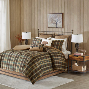 Woolrich Hadley Plaid Lodge/Cabin| 100% Polyester Soft Spun Printed Comforter Set WR10-081