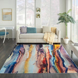 Nourison Le Reve LER01 Artistic Machine Made Tufted Indoor only Area Rug Multicolor 9' x 12' 99446494184