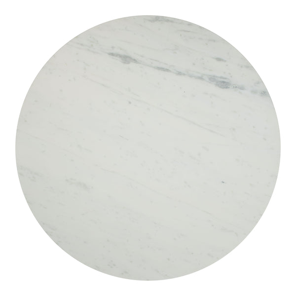 Zuo Modern Gotham Marble, MDF, Iron, Aluminum Modern Commercial Grade Dining Table White, Silver Marble, MDF, Iron, Aluminum