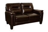 Alto Top Quality Leather Transitional Loveseat
