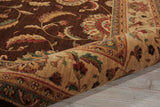 Nourison Living Treasures LI04 Persian Machine Made Loomed Indoor only Area Rug Brown 5'6" x 8'3" 99446672803