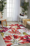 Nourison Fantasy FA16 Contemporary Handmade Hooked Indoor only Area Rug Ivory 8' x 10'6" 99446075161