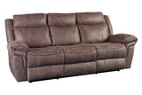 Porter Designs Carrizo Transitional Reclining Sofa Brown 03-180C-01-7621