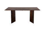 Porter Designs Cambria Solid Sheesham Wood Modern Dining Table Gray 07-116-01-8396M-KIT