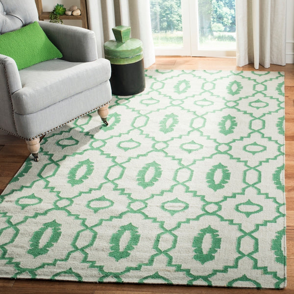 Safavieh Dhurries 205 Hand Woven Flat Weave Wool Rug DHU205B-3