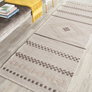 Safavieh Dhurries 351 Hand Woven Flat Weave Wool Rug DHU351A-3