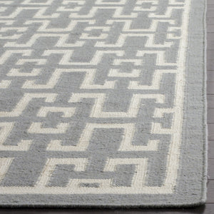 Safavieh Dhurries 621 Flat Weave 50% Banana Silk/30% Wool/20% Cotton Rug DHU621B-3