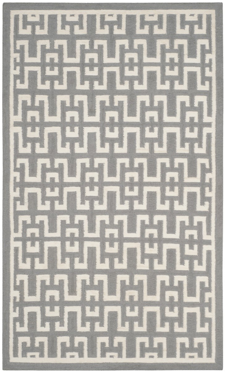 Safavieh Dhurries 621 Flat Weave 50% Banana Silk/30% Wool/20% Cotton Rug DHU621B-3