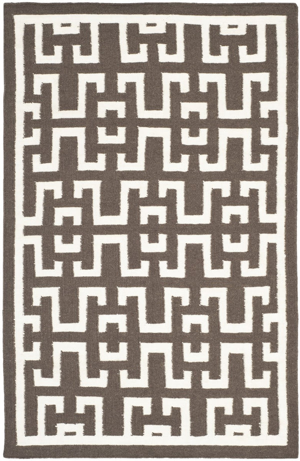 Safavieh Dhurries 621 Flat Weave 50% Banana Silk/30% Wool/20% Cotton Rug DHU621C-3