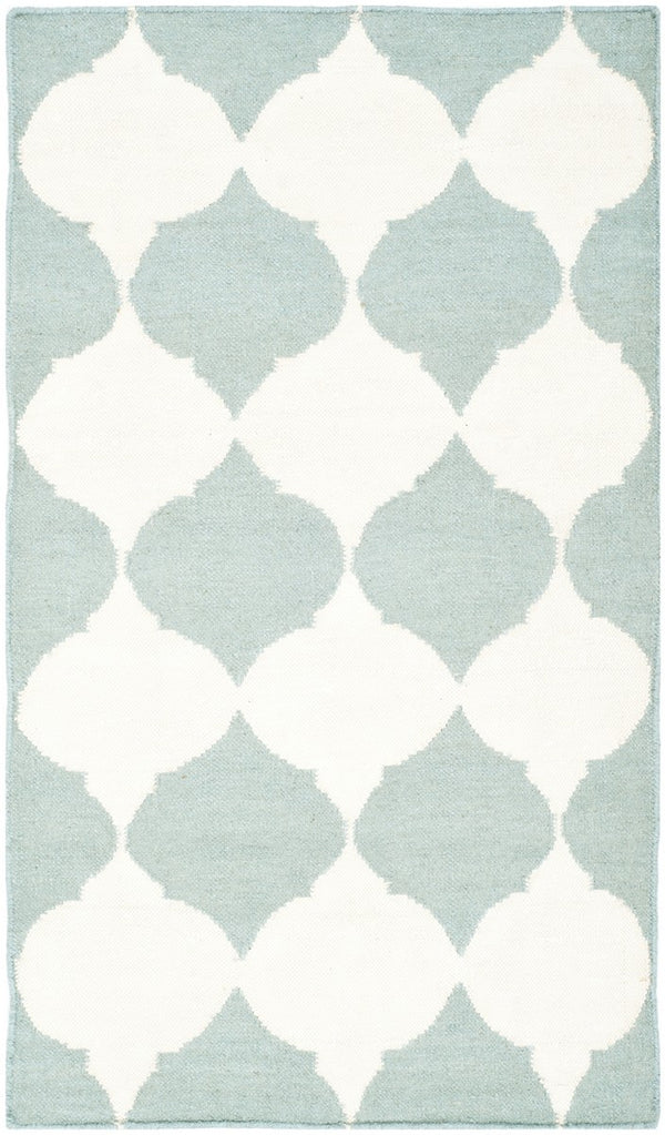 Safavieh Dhurries 624 Hand Woven Flat Weave 50% Banana Silk/30% Wool/20% Cotton Rug DHU624A-3