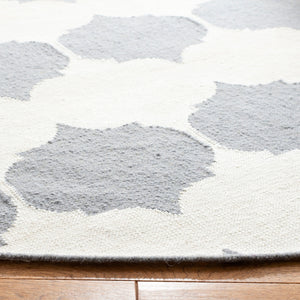 Safavieh Dhurries 624 Hand Woven Flat Weave 50% Banana Silk/30% Wool/20% Cotton Rug DHU624B-3