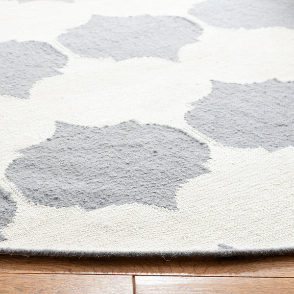 Safavieh Dhurries 624 Hand Woven Flat Weave 50% Banana Silk/30% Wool/20% Cotton Rug DHU624B-3