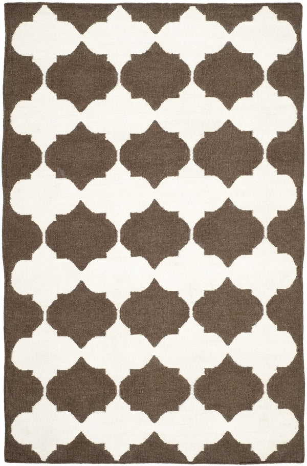 Safavieh Dhurries 624 Hand Woven Flat Weave 50% Banana Silk/30% Wool/20% Cotton Rug DHU624C-3