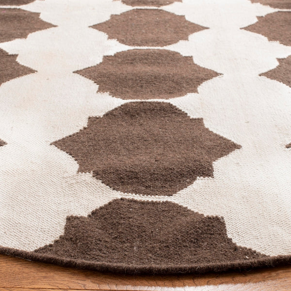 Safavieh Dhurries 624 Hand Woven Flat Weave 50% Banana Silk/30% Wool/20% Cotton Rug DHU624C-3