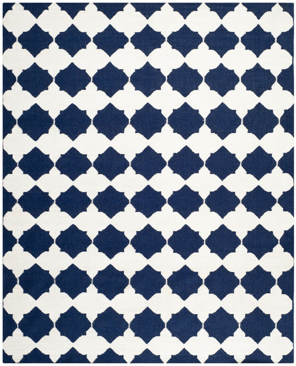 Safavieh Dhurries 624 Hand Woven Flat Weave 50% Banana Silk/30% Wool/20% Cotton Rug DHU624D-3