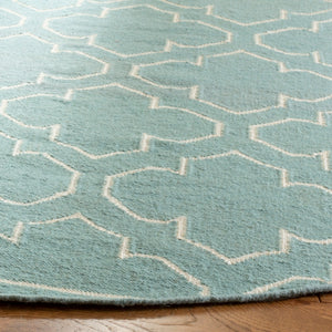 Safavieh Dhurries 625 Hand Woven Flat Weave 50% Banana Silk/30% Wool/20% Cotton Rug DHU625A-3