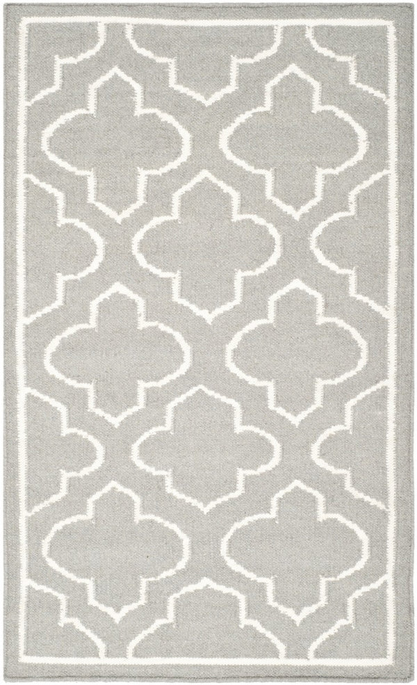 Safavieh Dhurries 625 Hand Woven Flat Weave 50% Banana Silk/30% Wool/20% Cotton Rug DHU625B-3