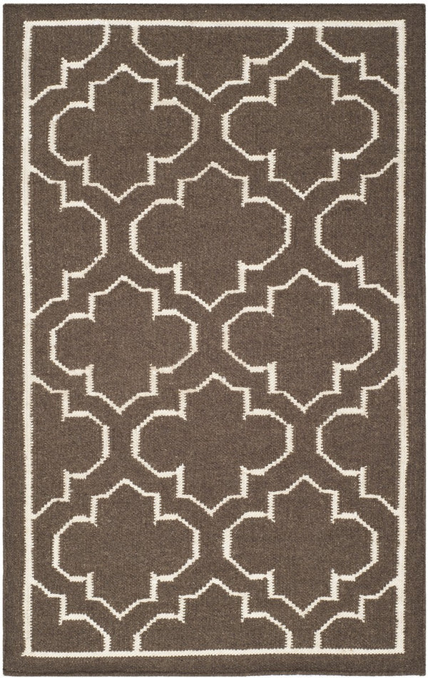 Safavieh Dhurries 625 Hand Woven Flat Weave 50% Banana Silk/30% Wool/20% Cotton Rug DHU625C-3